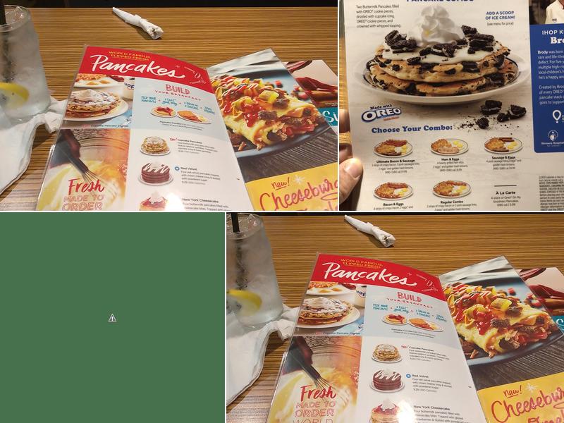 IHOP Menu