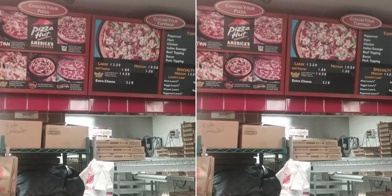 Pizza Hut Menu