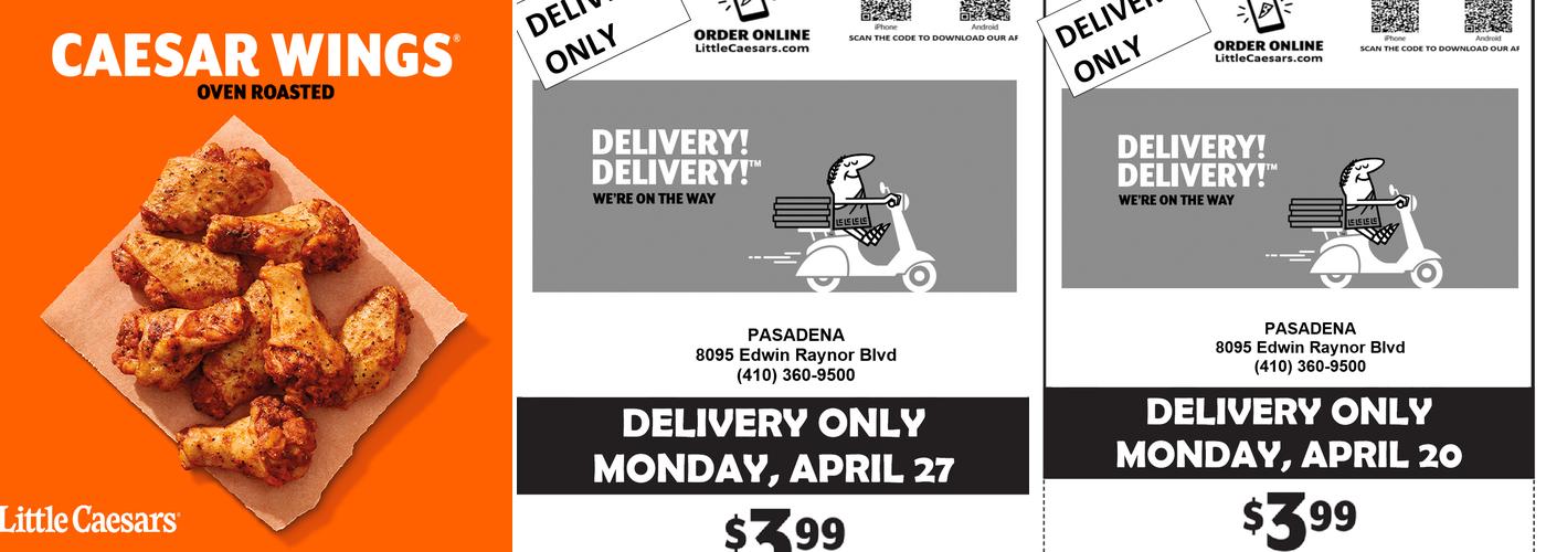 Little Caesars Pizza Menu