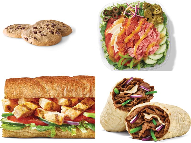 Subway Menu