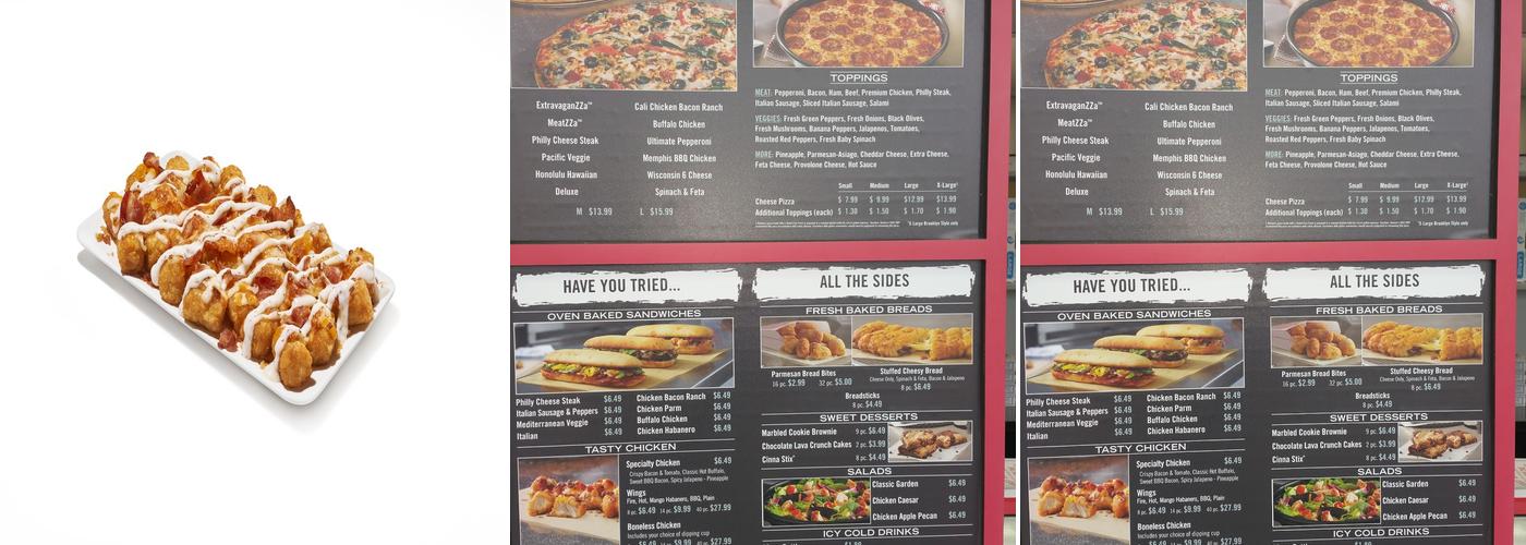 Domino's Pizza Menu