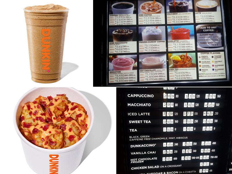 Dunkin' Menu