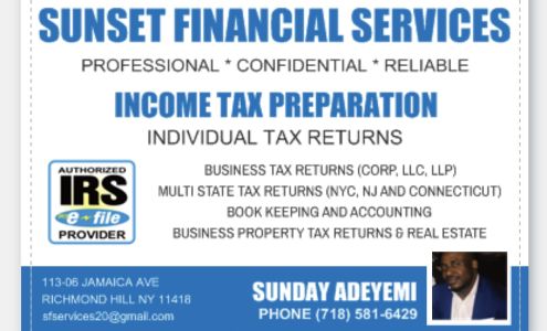 sunset financial services 6 Veros Ln, Franklin Park New Jersey 08823