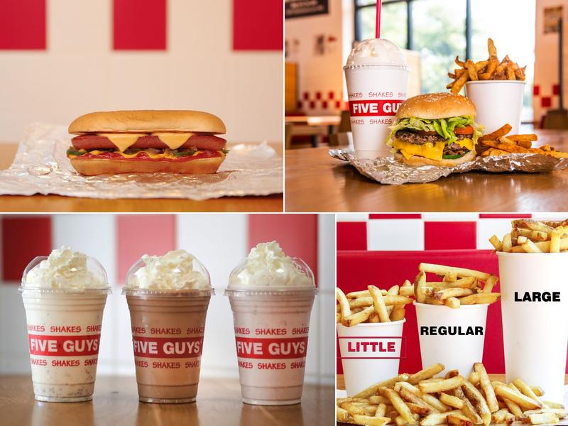 Five Guys Menu