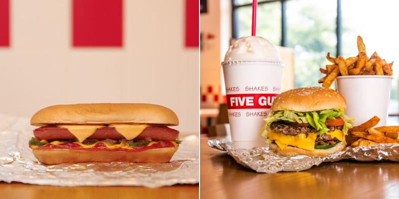 Five Guys Menu