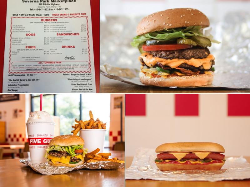 Five Guys Menu