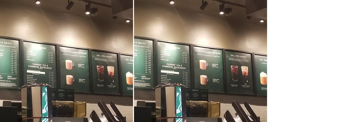 Starbucks Menu