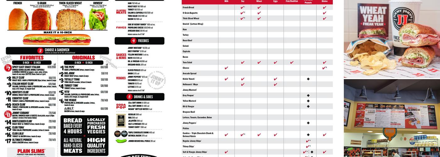 Jimmy John's Menu