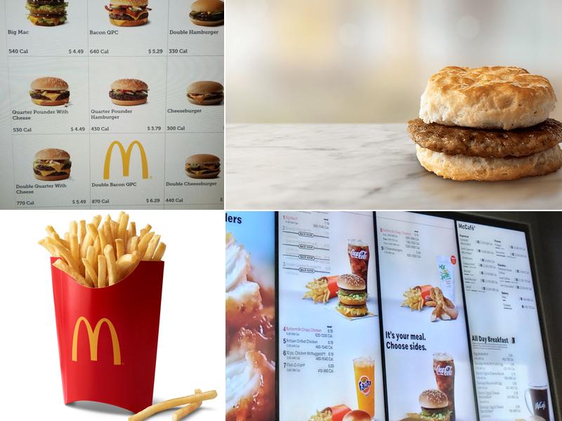 McDonald's Menu