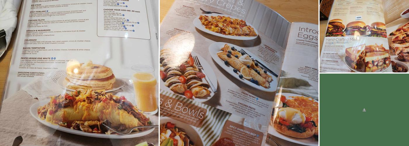 IHOP Menu