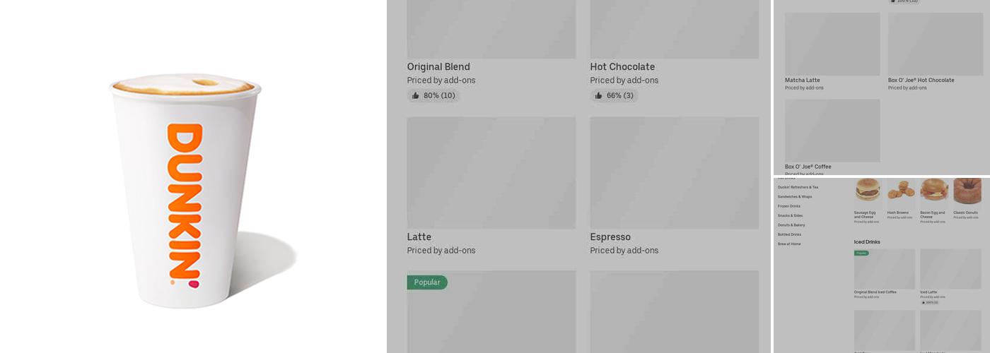 Dunkin' Menu