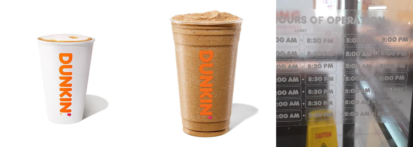 Dunkin' Menu