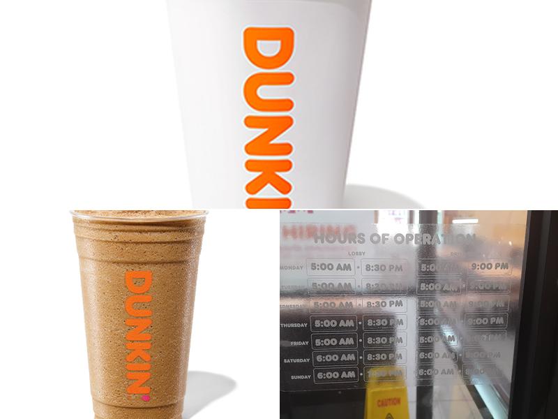 Dunkin' Menu