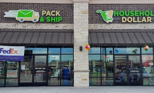 Household Dollar & Pack and Ship