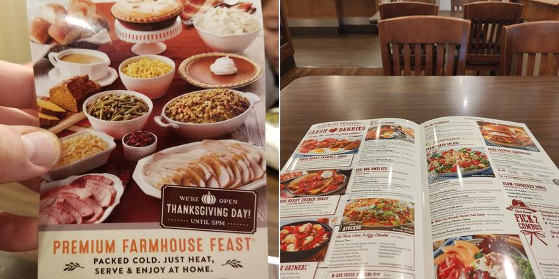 Bob Evans Menu