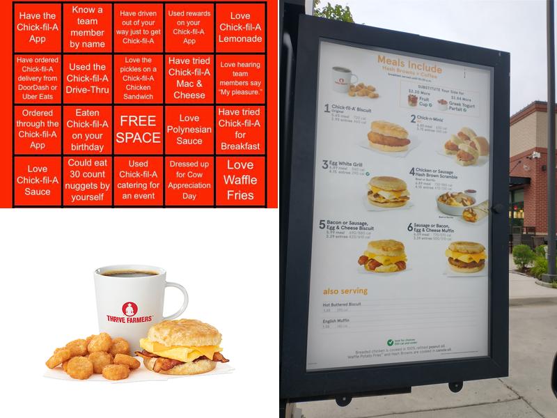Chick-Fil-A Menu