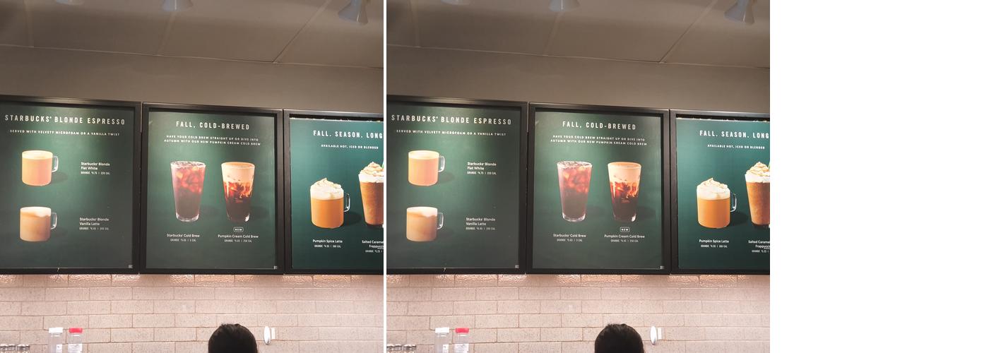 Starbucks Menu