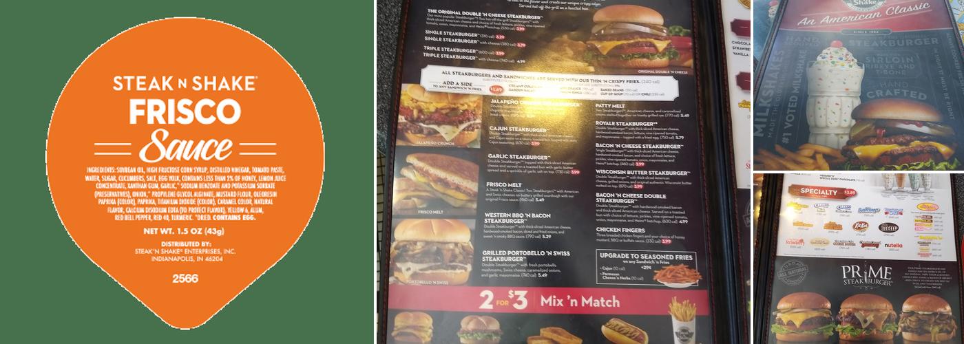 Steak 'n Shake Menu