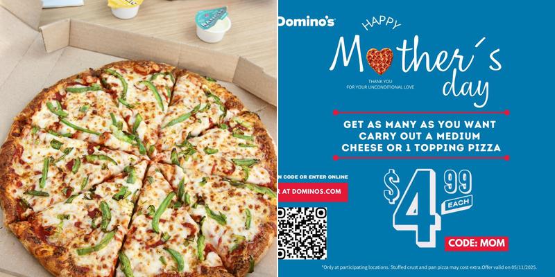 Domino's Pizza Menu