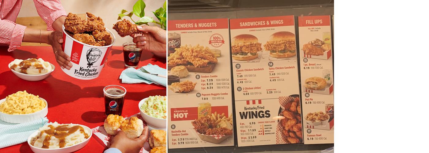KFC Menu