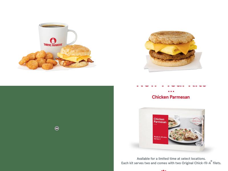 Chick-fil-A Menu