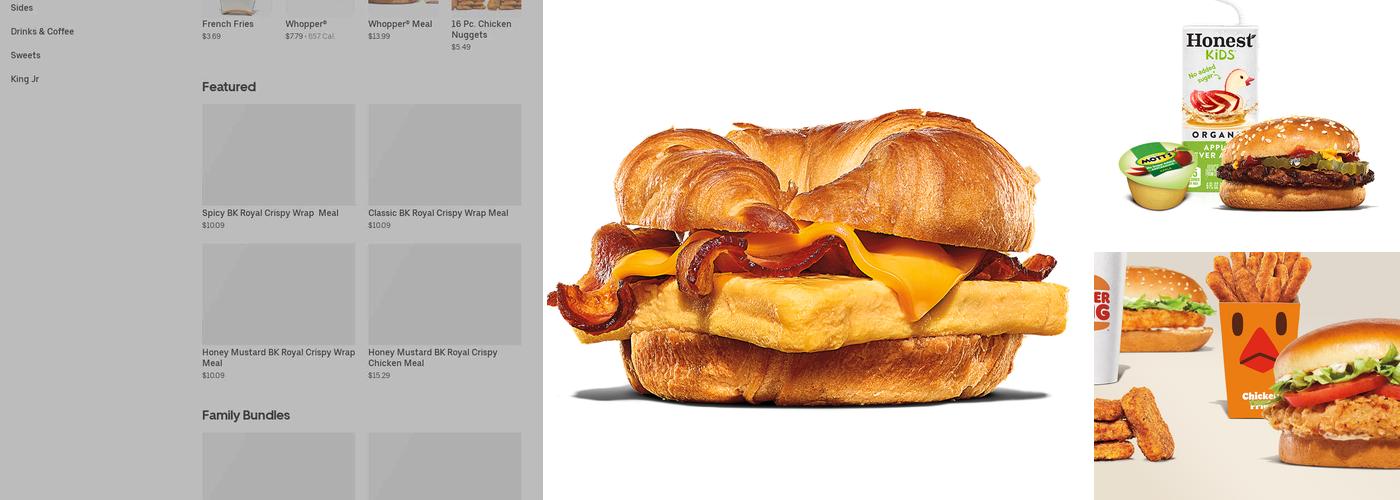 Burger King Menu
