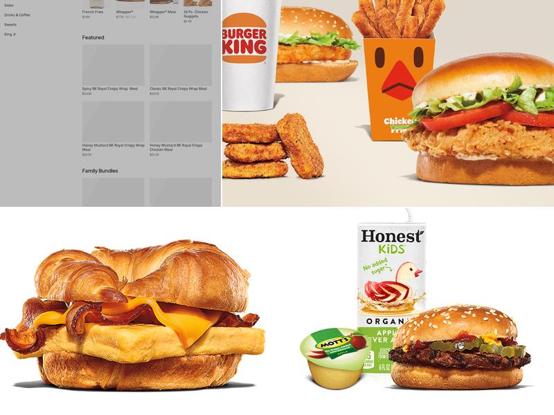 Burger King Menu