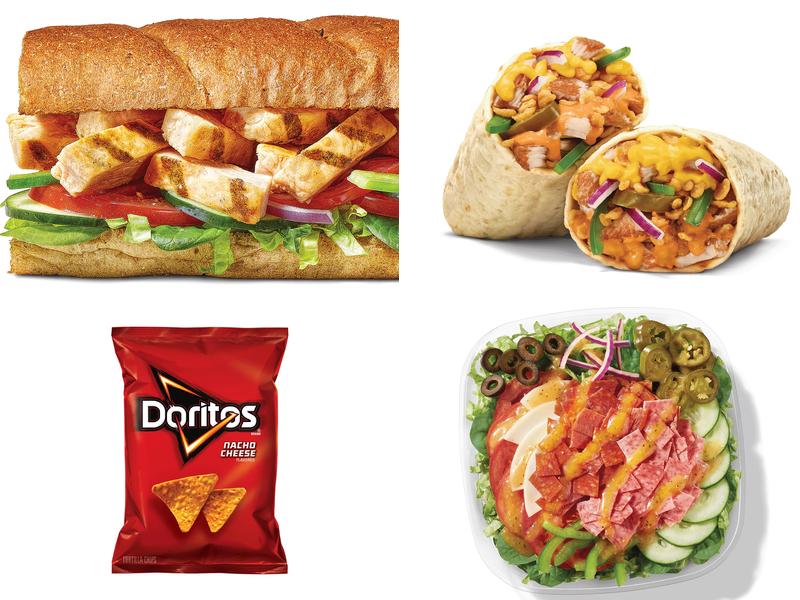 Subway Menu