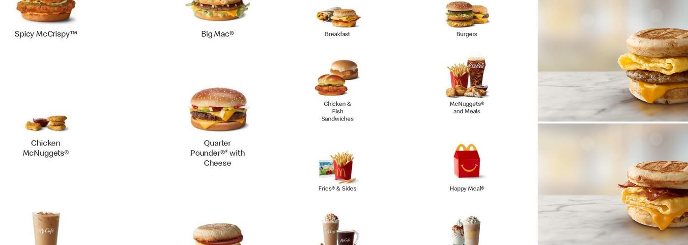 McDonald's Menu