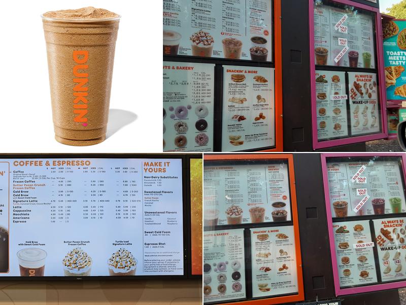 Dunkin' Menu