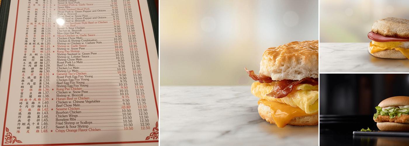 McDonald's Menu