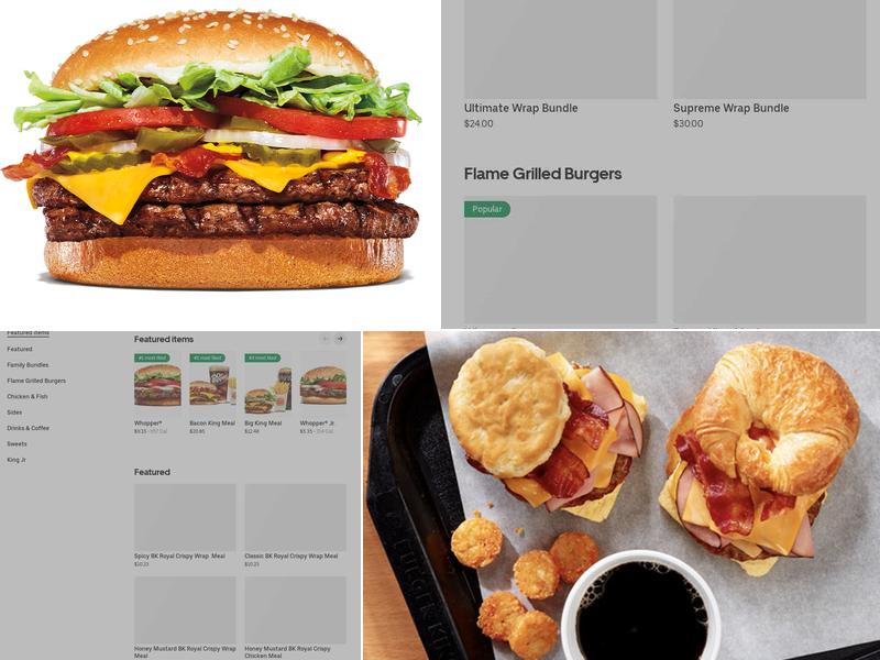 Burger King Menu