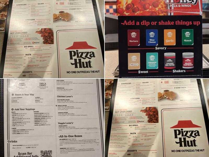 Pizza Hut Menu