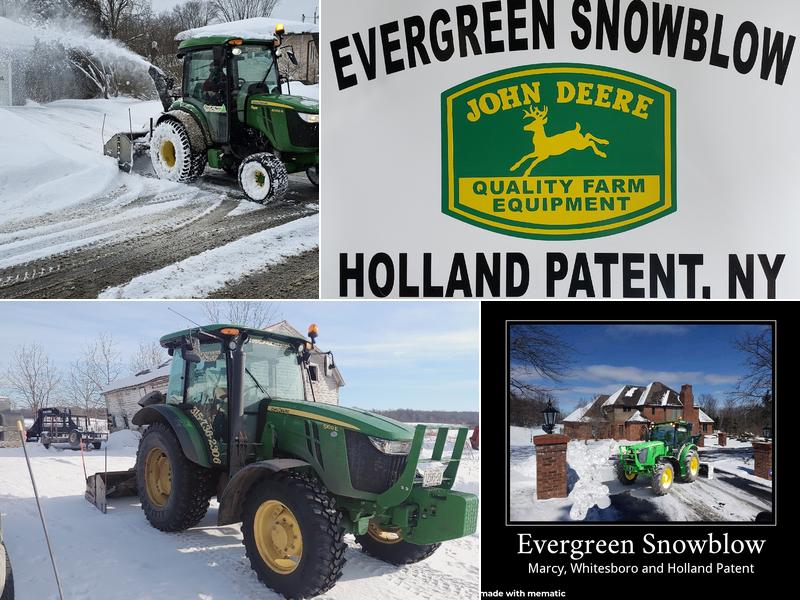 Evergreen Snow Blow