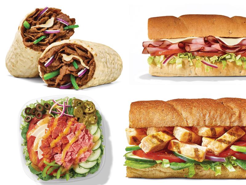 Subway Menu