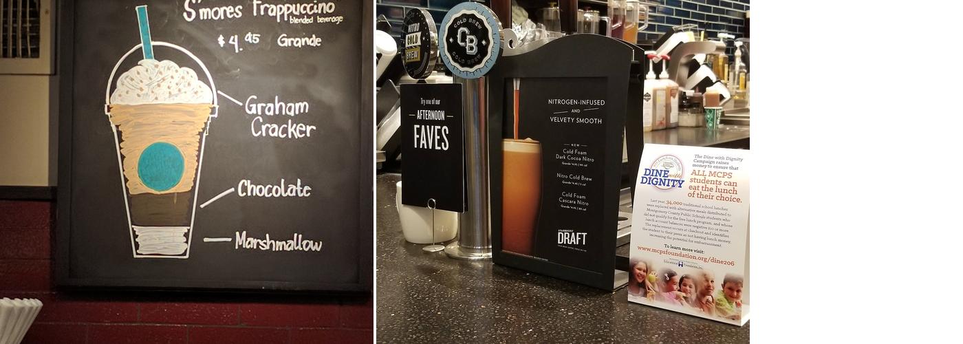 Starbucks Menu