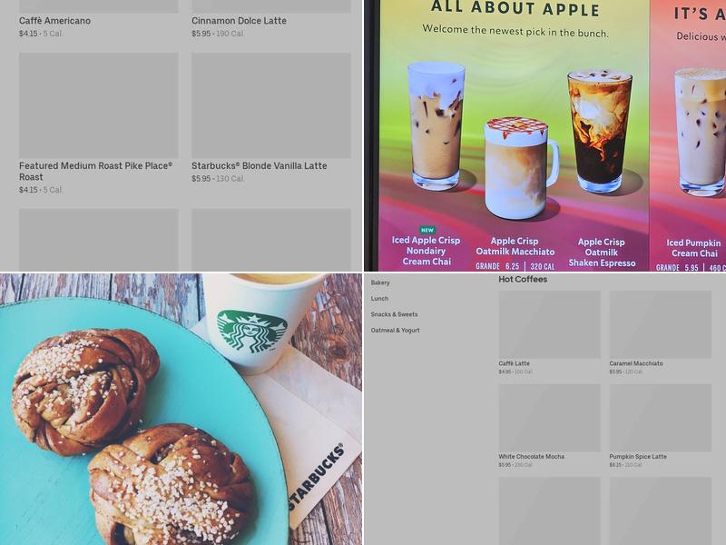 Starbucks Menu