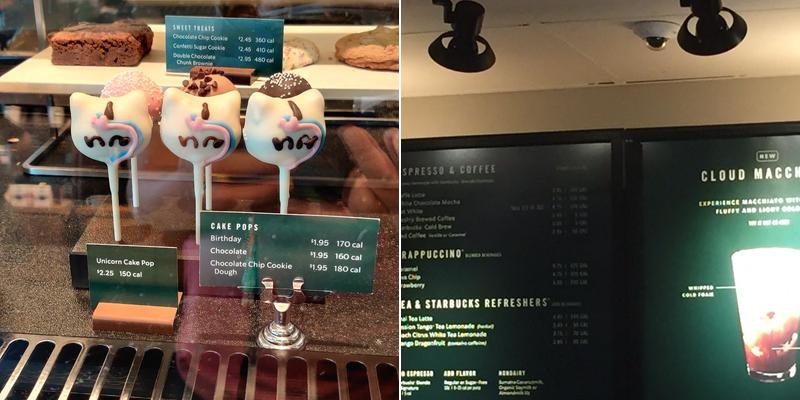 Starbucks Menu