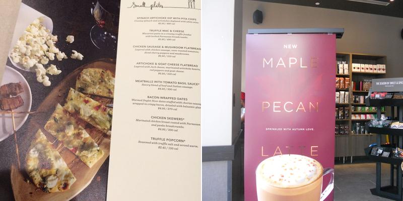 Starbucks Menu