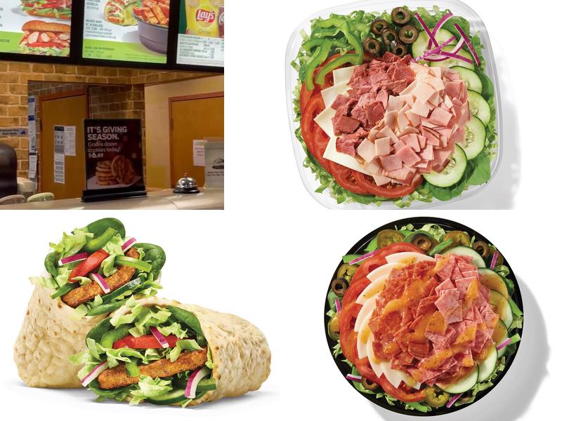 Subway Menu