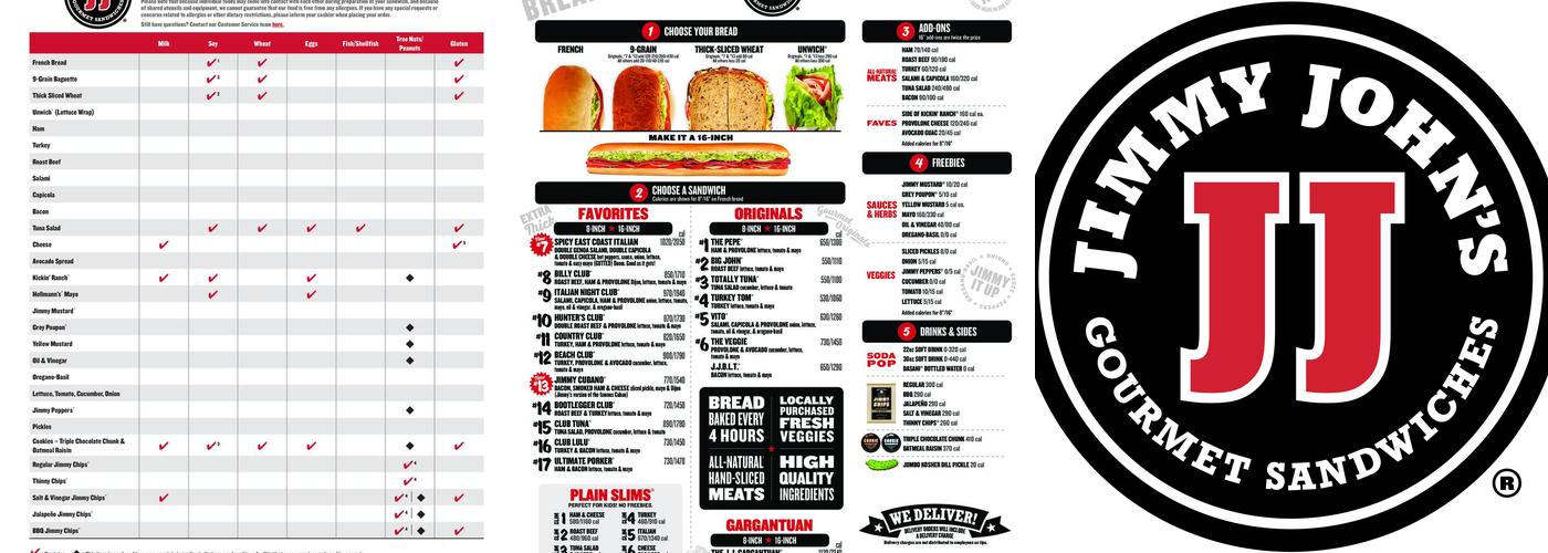 Jimmy John's Menu