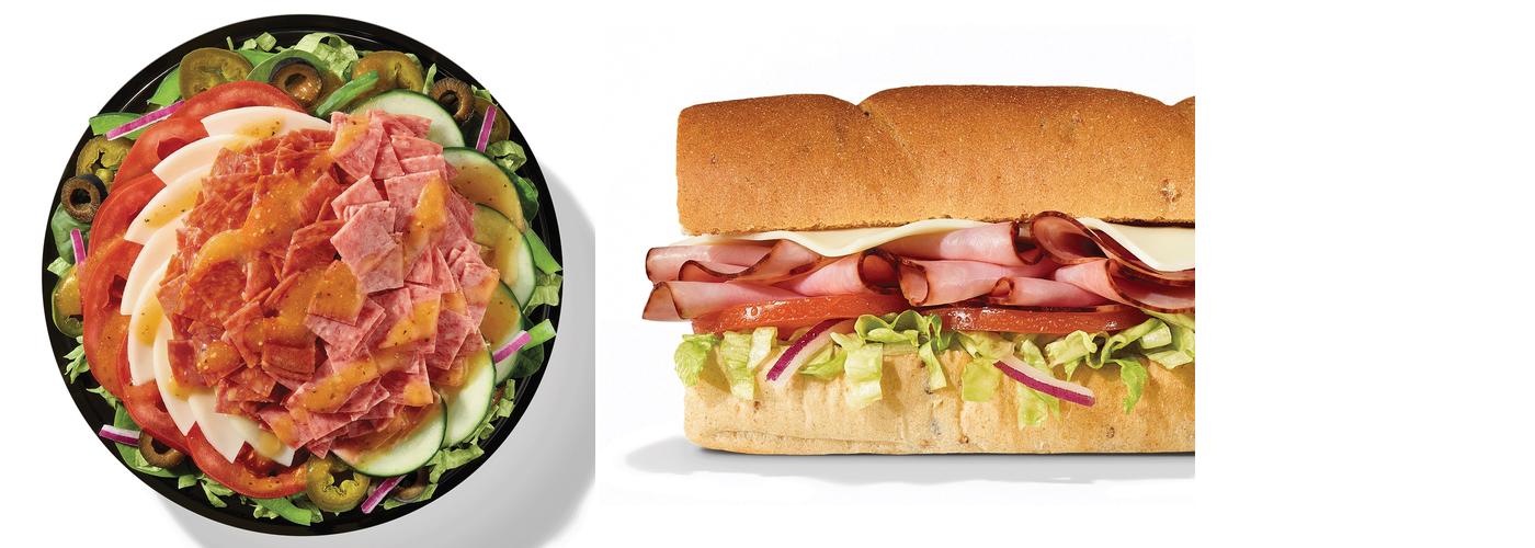 Subway Menu