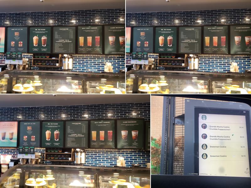 Starbucks Menu