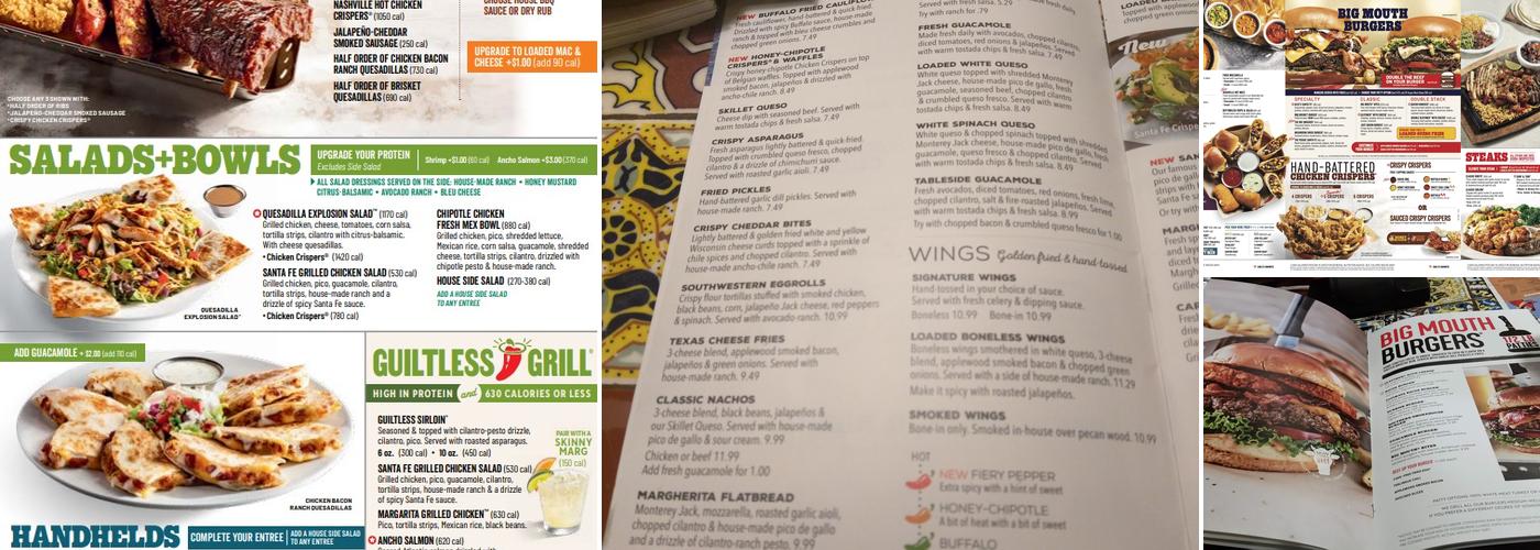 Chili's Grill & Bar Menu