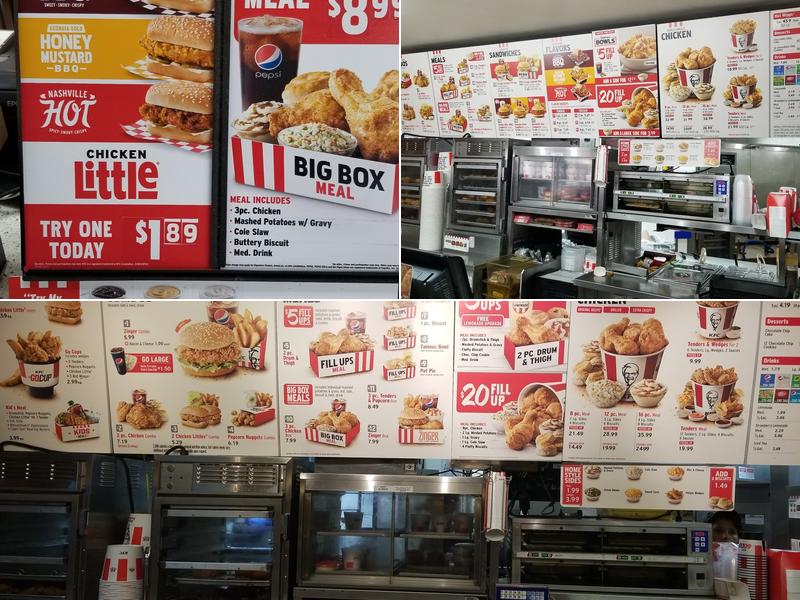 KFC Menu