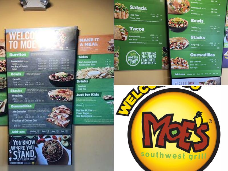 Moe's Southwest Grill Menu