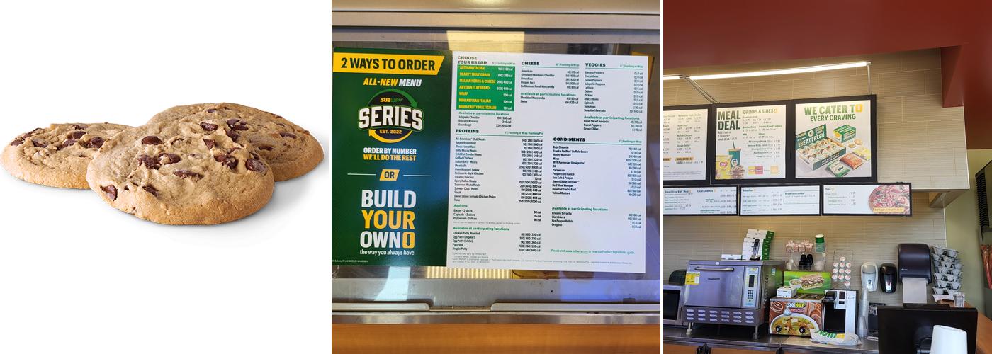Subway Menu