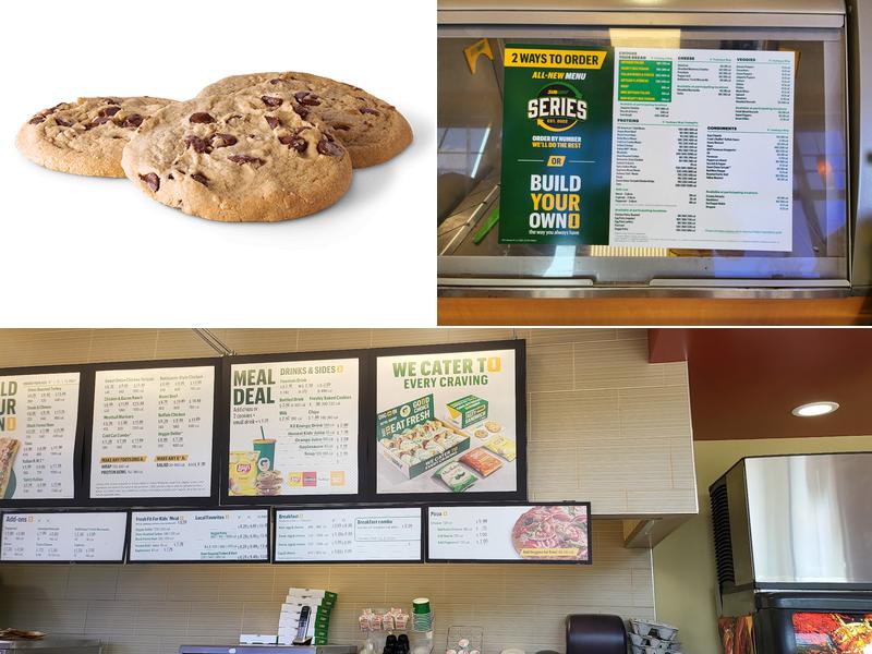 Subway Menu