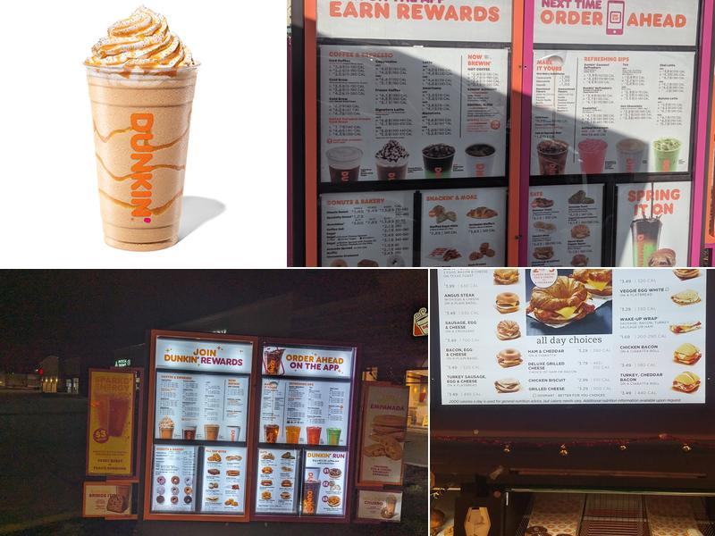 Dunkin' Menu