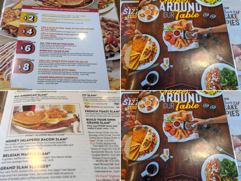 Denny's Menu